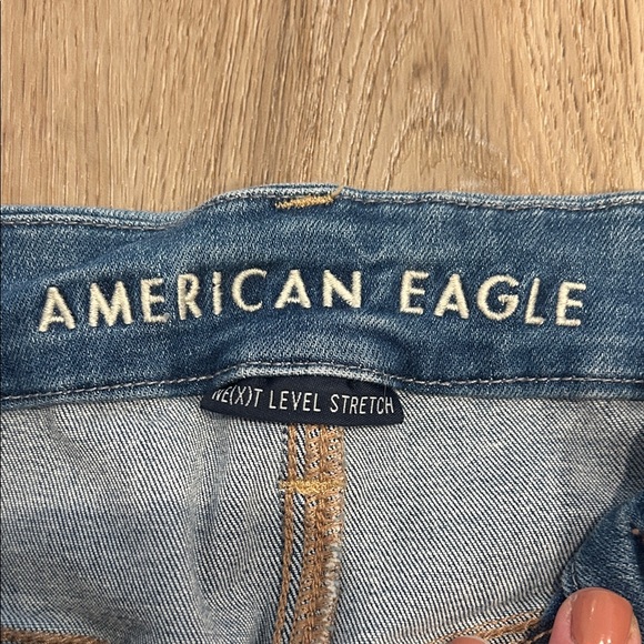 American Eagle Blue Skinny Jeans size 6 - Picture 2 of 6